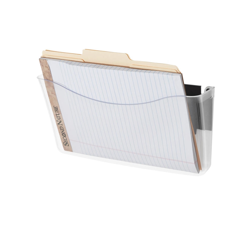Rubbermaid® Unbreakable Magnetic Wall File, Letter Size, Clear