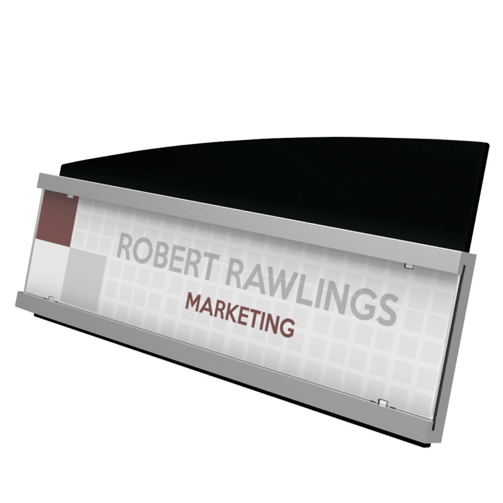 Deflecto® Interior Image® Nameplate Sign Holder, 3 7/8"H