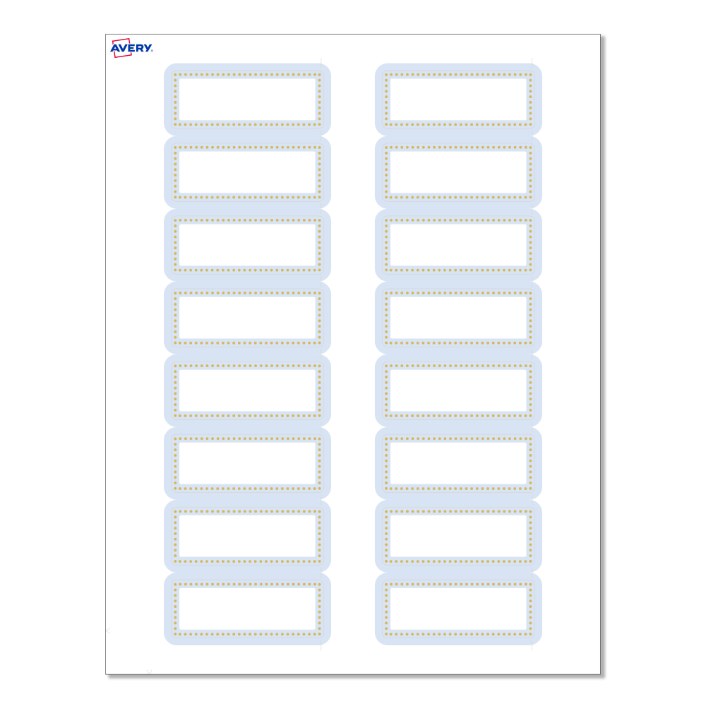 Avery® Print-To-The-Edge Labels With Sure Feed® Technology,