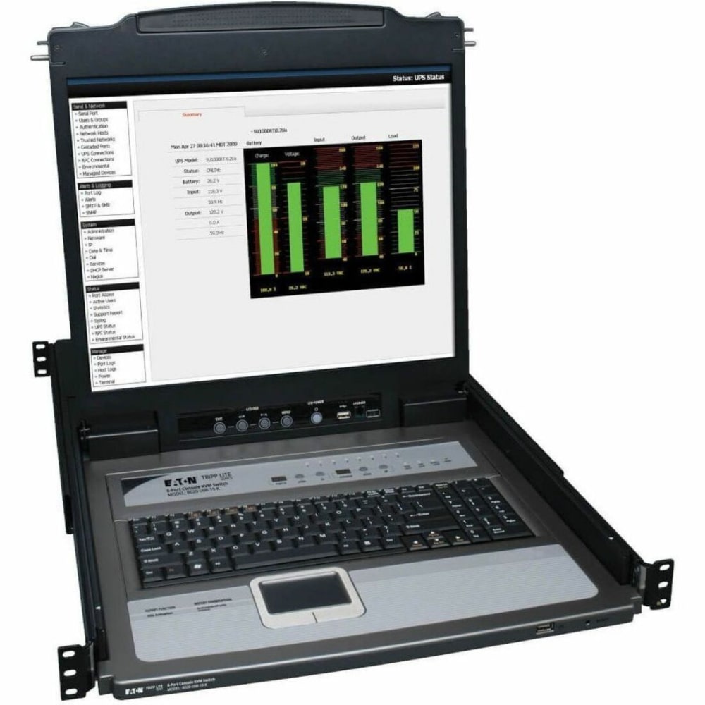 Tripp Lite® B020-U08-19-K 8-Port Console KVM Switch