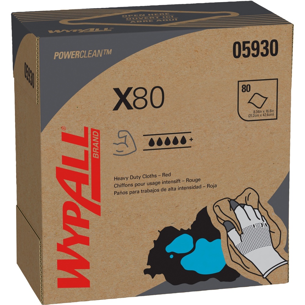Wypall Power Clean X80 Heavy Duty Cloths -
