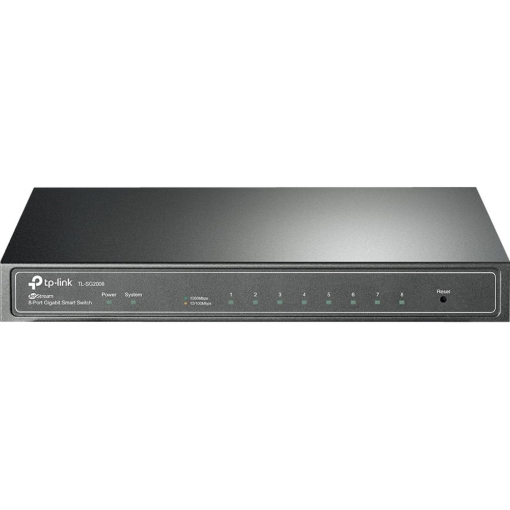 TP-LINK TL-SG2008 8-port Pure-Gigabit Desktop Smart Switch