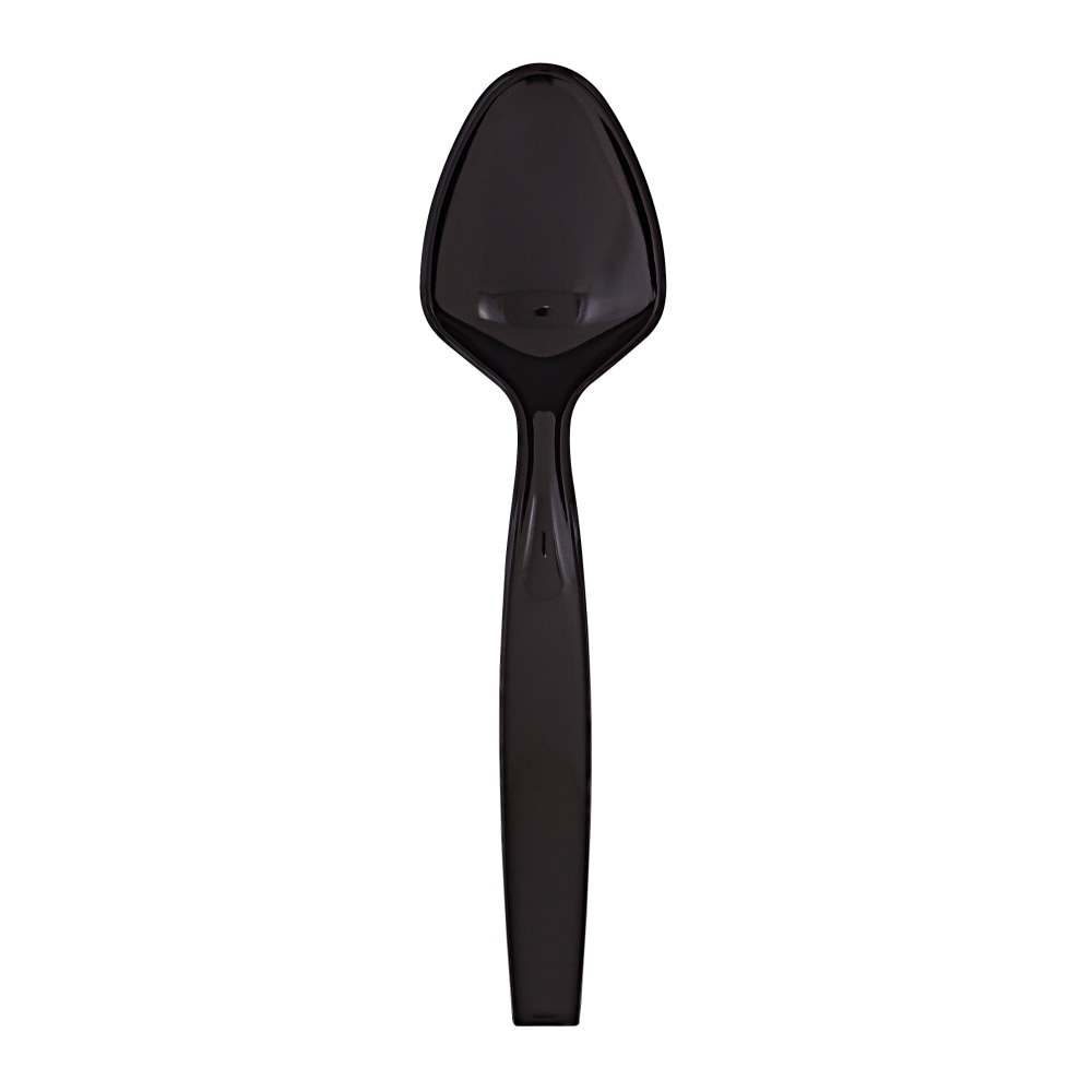 WNA Caterline Serving Spoons, 9", Black, Pack Of