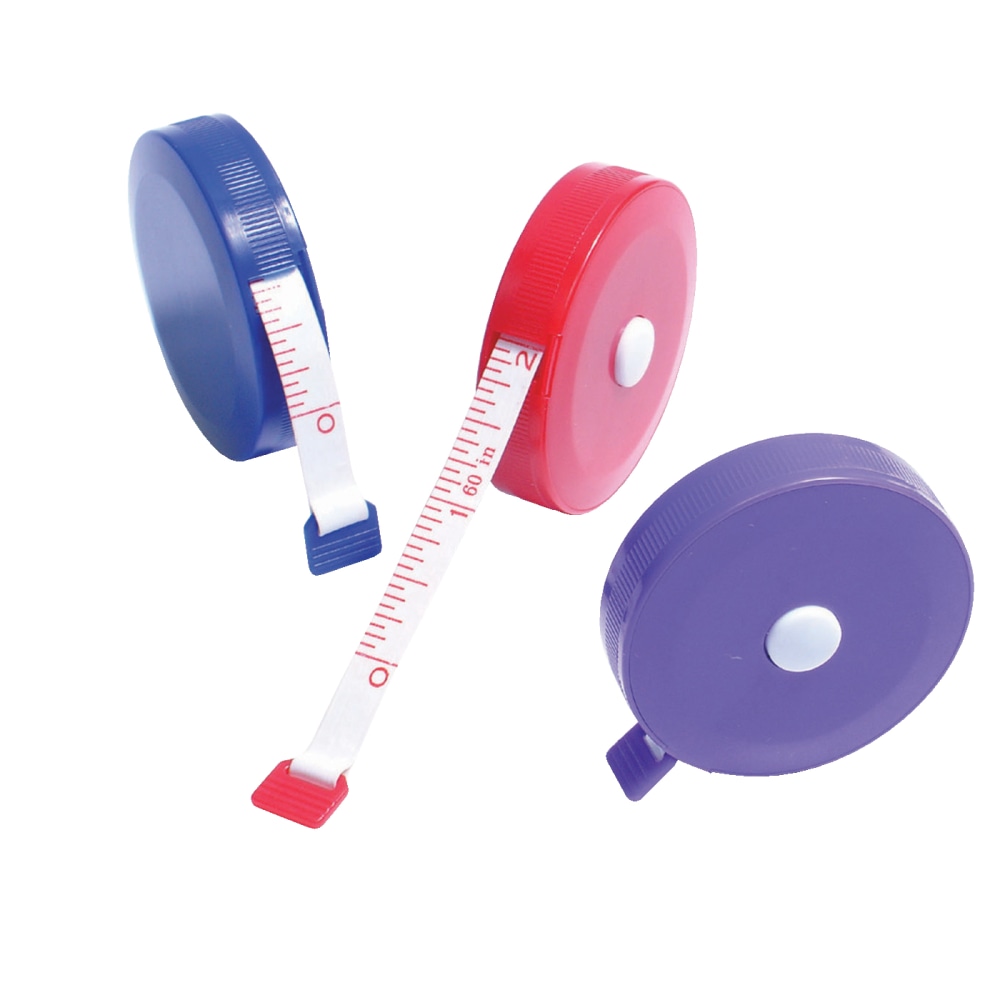 Baumgartens® Tape Measures, 2" x 2", Pack Of