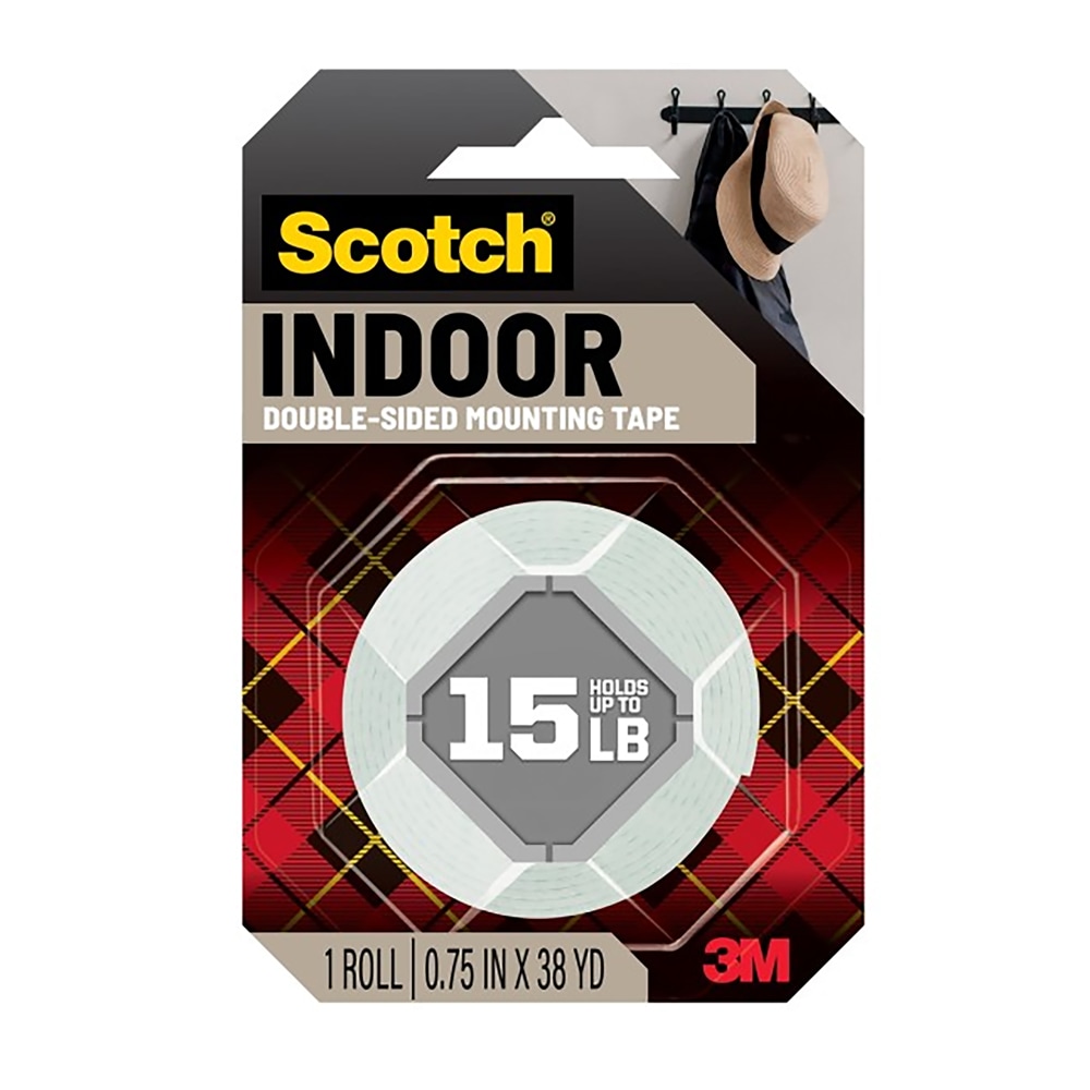 Scotch® Permanent Mounting Tape, 3/4" x 1368"