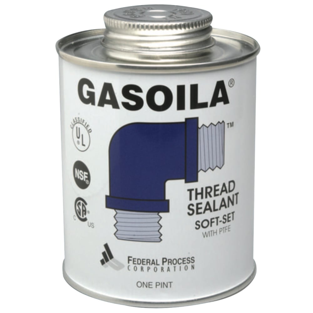 Gasoila® Chemicals Soft-Set Thread Sealant, 16 Oz, Blue/Green,