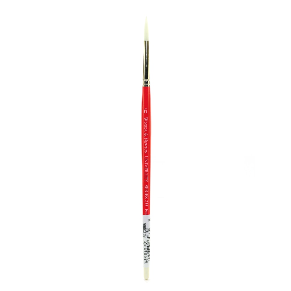 Winsor & Newton University Series Short-Handle Paint Brush,