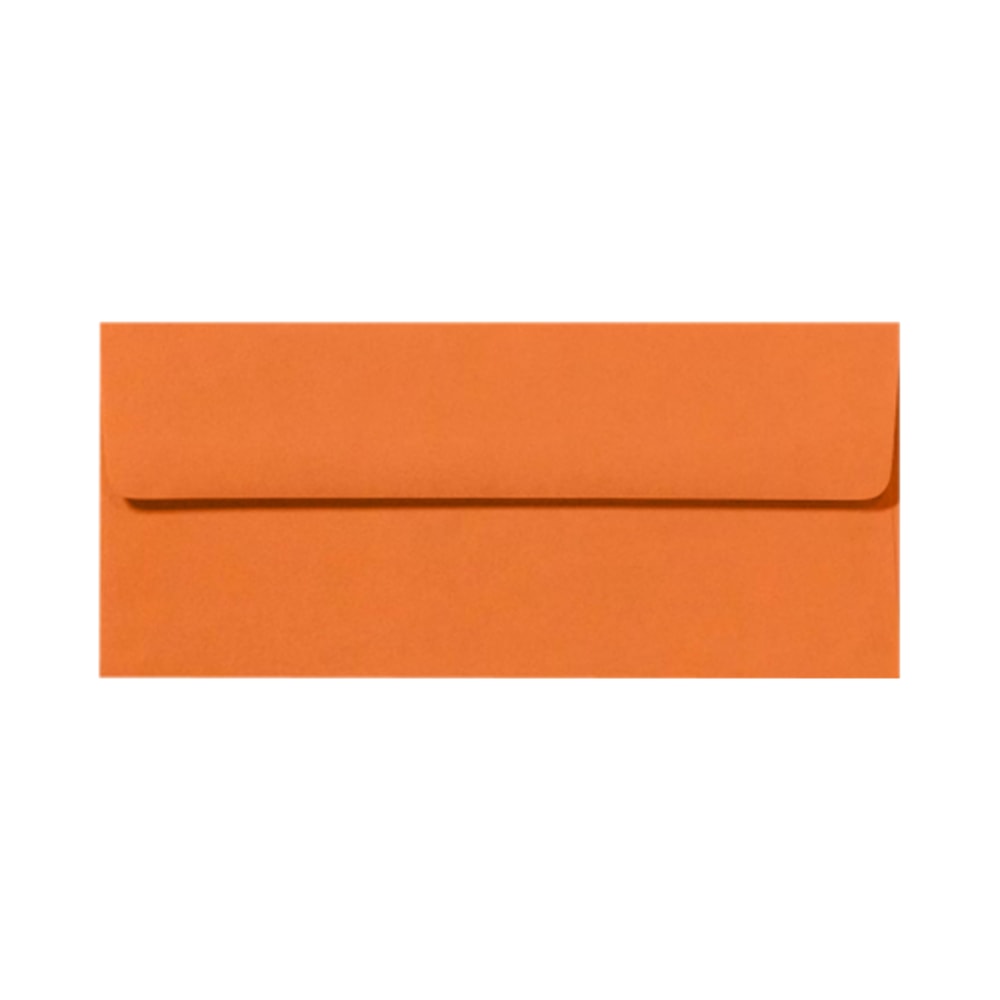 LUX #10 Envelopes, Peel & Press Closure, Mandarin