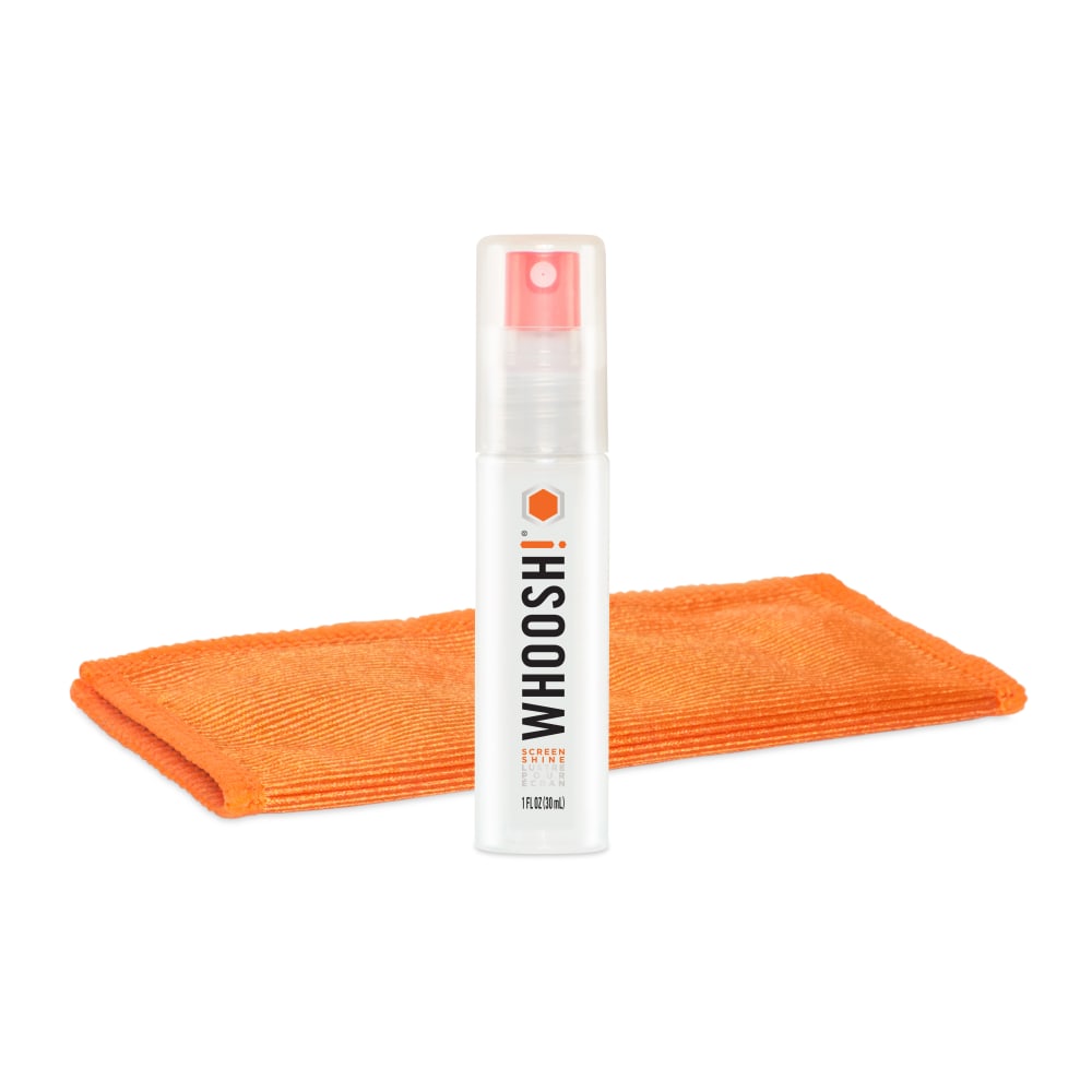 WHOOSH! Spray Cleaner With Microfiber Cloth, 1 Oz