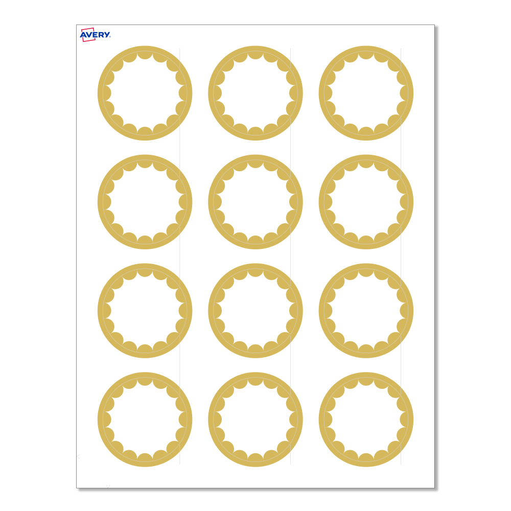 Avery® Print-To-The-Edge Labels With Sure Feed® Technology,