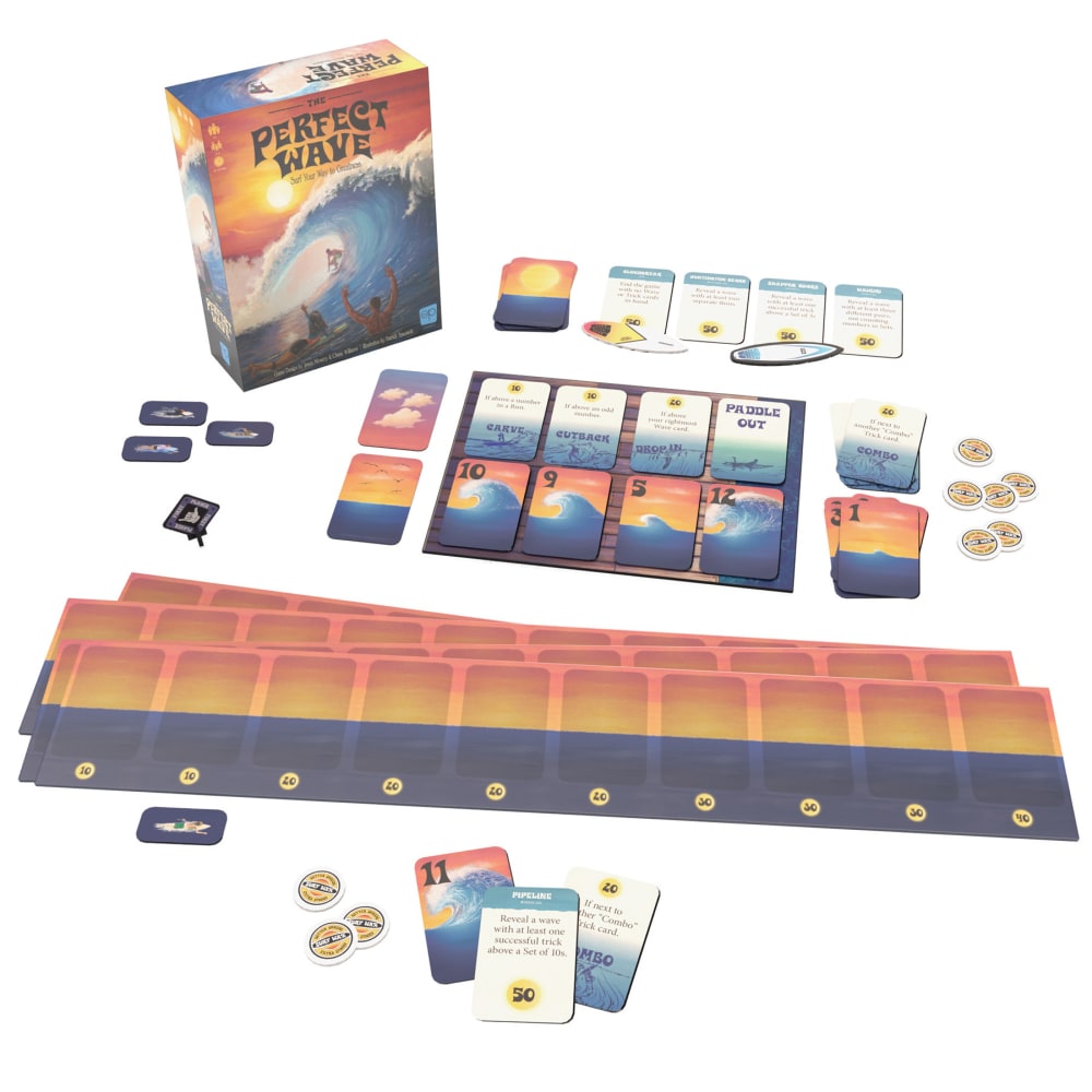 USAopoly The Perfect Wave Surfing Themed Light Strategy