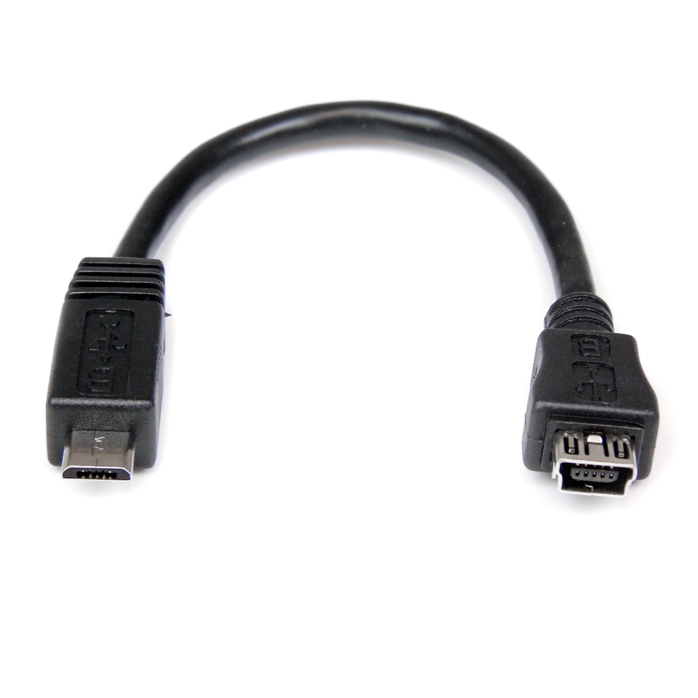 StarTech.com 6in Micro USB to Mini USB Adapter