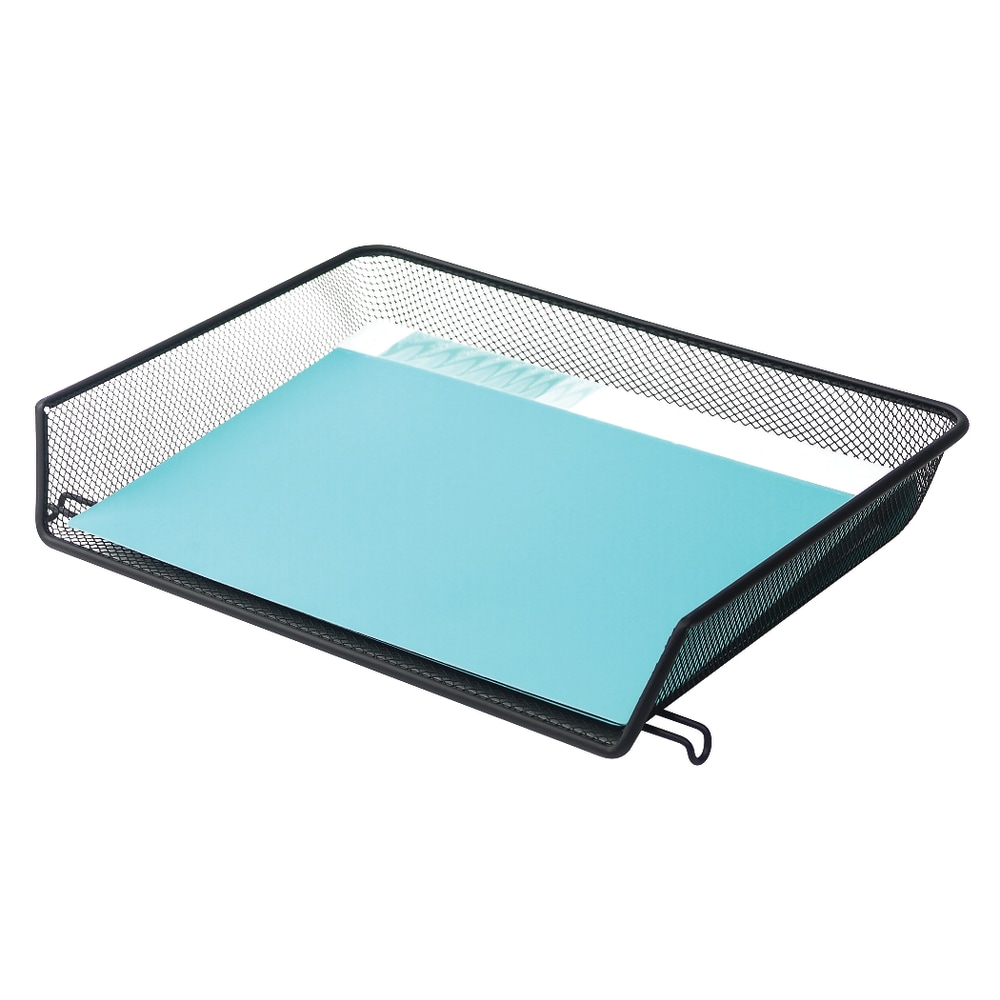 Office Depot® Brand Mesh Self-Stacking Side-Loading Letter Tray,