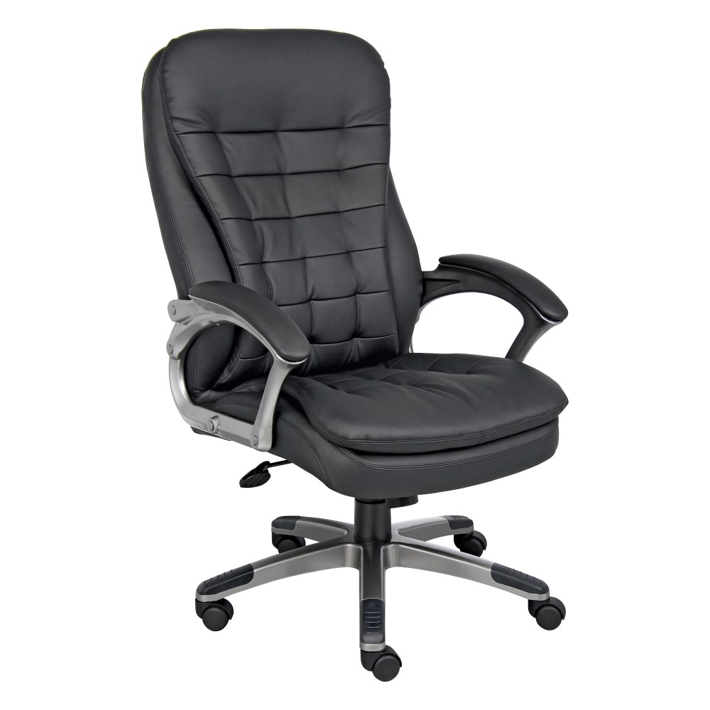 Boss Office Products Ergonomic Vinyl High-Back Chair,