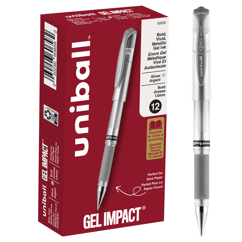 uni-ball® 207®® Impact™ Gel Pen, Bold Point, 1.0