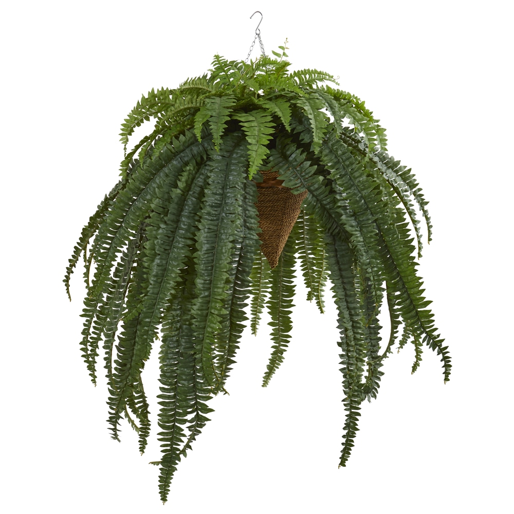 Nearly Natural Giant Boston Fern 50”H Artificial Plant