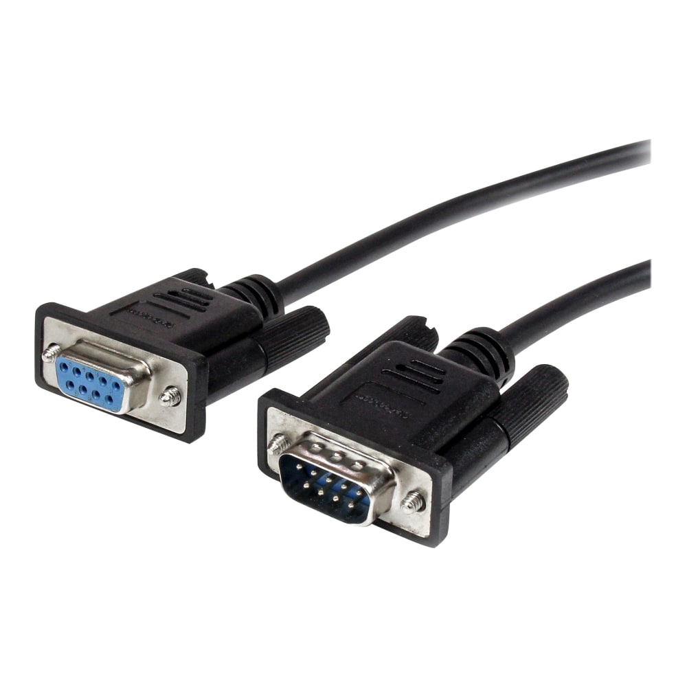 StarTech.com 3m Black Straight Through DB9 RS232 Serial