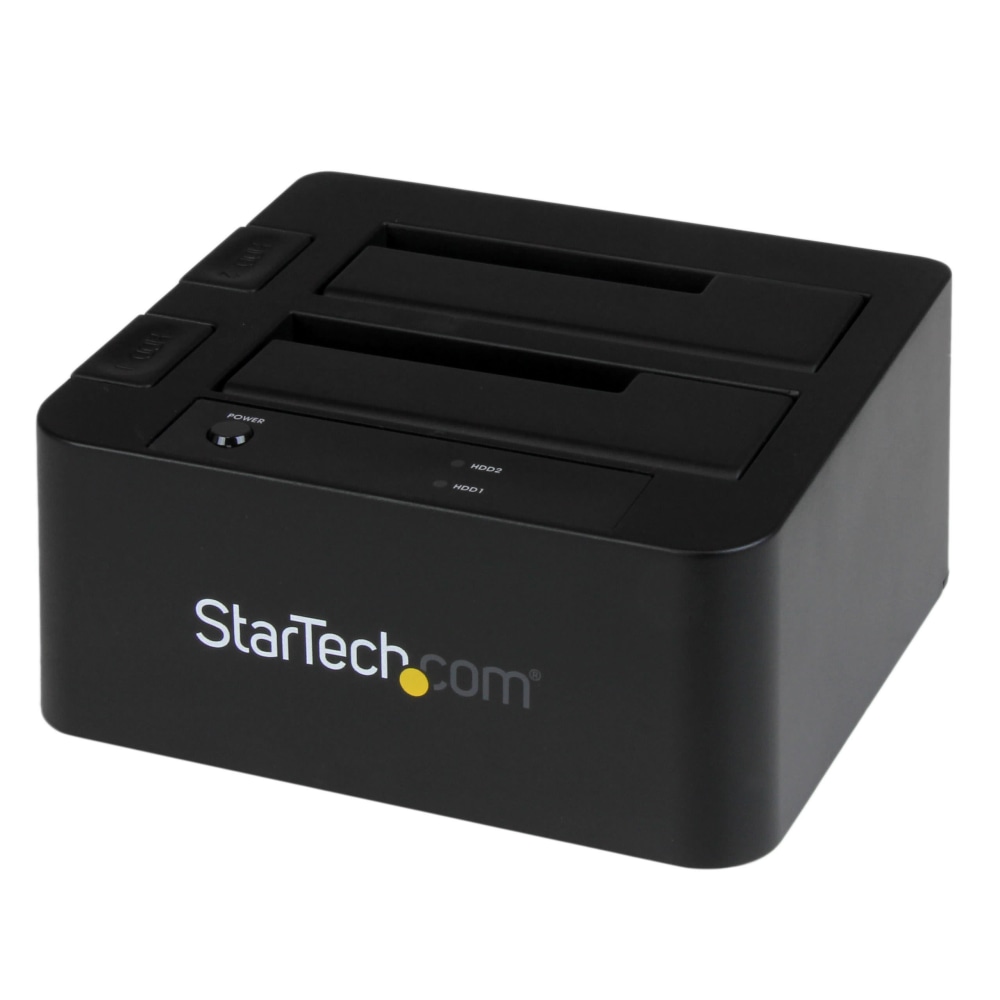 thumbnail image 2 of Wavlink Dual Bay Hard Drive Docking Station For 2.5/3.5 Inch HDD SSD – USB 3.0 With Clone 2 of 6
