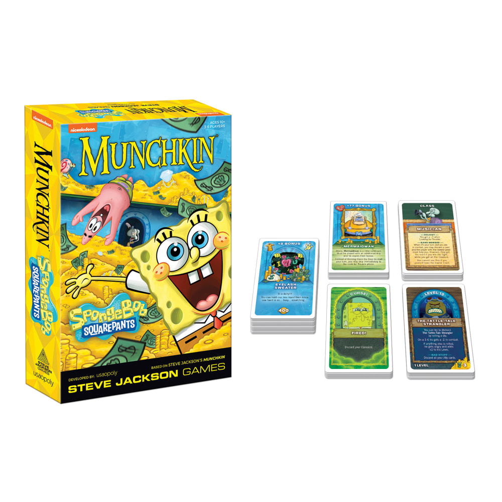 USAopoly MUNCHKIN: SpongeBob SquarePants Card Game