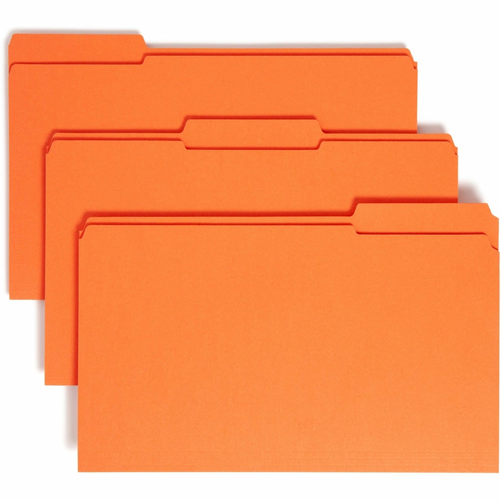 Smead® 1/3-Cut 2-Ply Color File Folders, Legal Size,