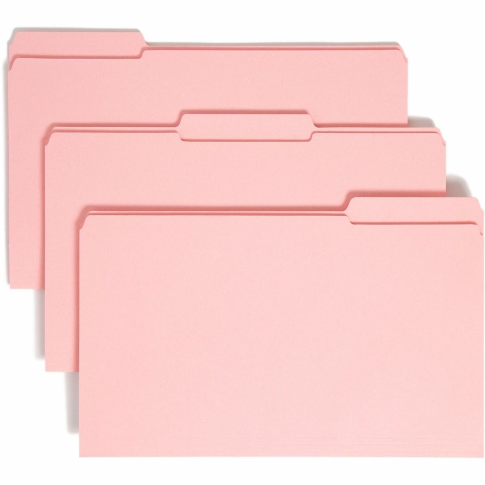 Smead® 1/3-Cut 2-Ply Color File Folders, Legal Size,