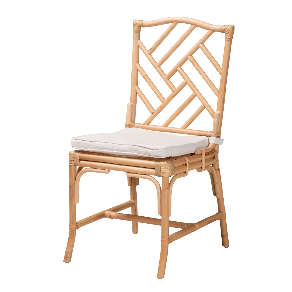 bali & pari Rio Rattan Dining Accent Chair,