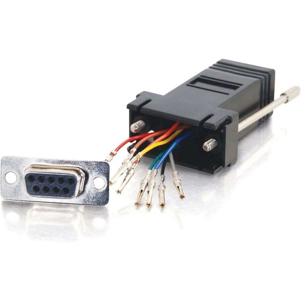 C2G RJ45 to DB9 Female Modular Adapter -