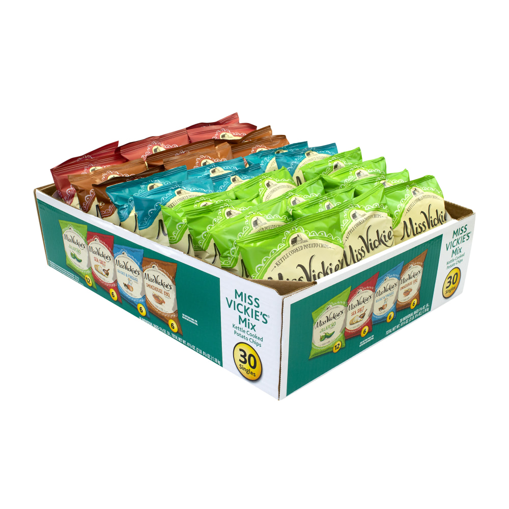Miss Vickie&#x27;s Kettle Cooked Chips, Box Of 30