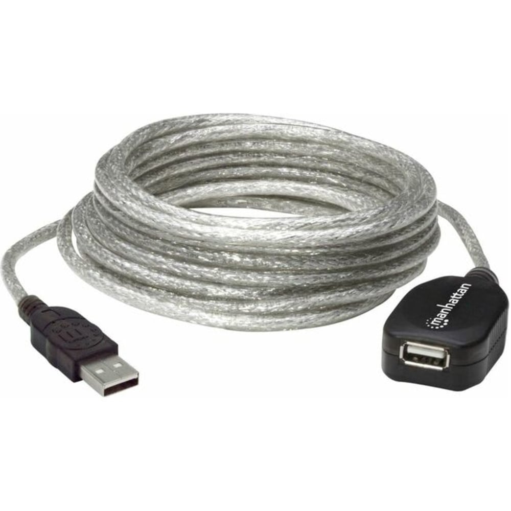 Manhattan USB-A to USB-A Extension Cable, 5m, Male