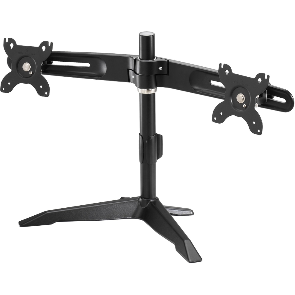 Amer Mounts Stand Based Dual Monitor Mount for