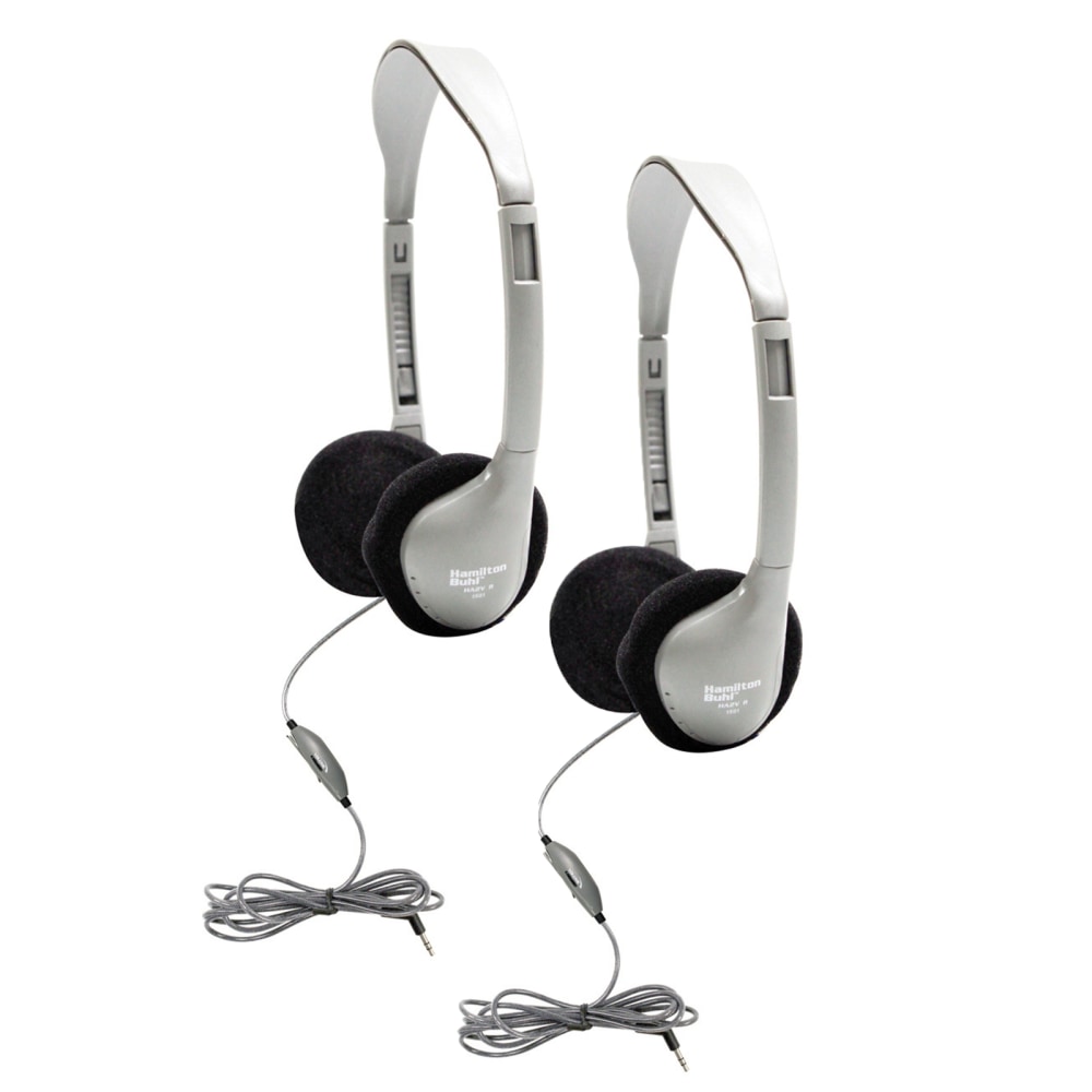 HamiltonBuhl® SchoolMate™ On-Ear Stereo Headphones With In-Line