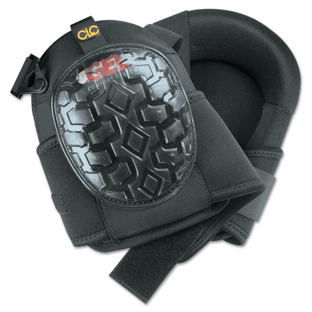 Professional Gel Kneepads, Elastic Upper Straps w/ Buckle-Style