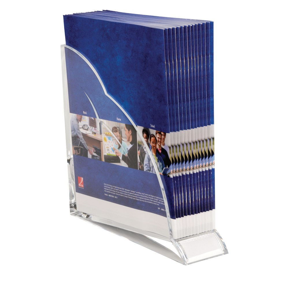 Swingline® Stratus™ Acrylic Magazine Rack, Clear