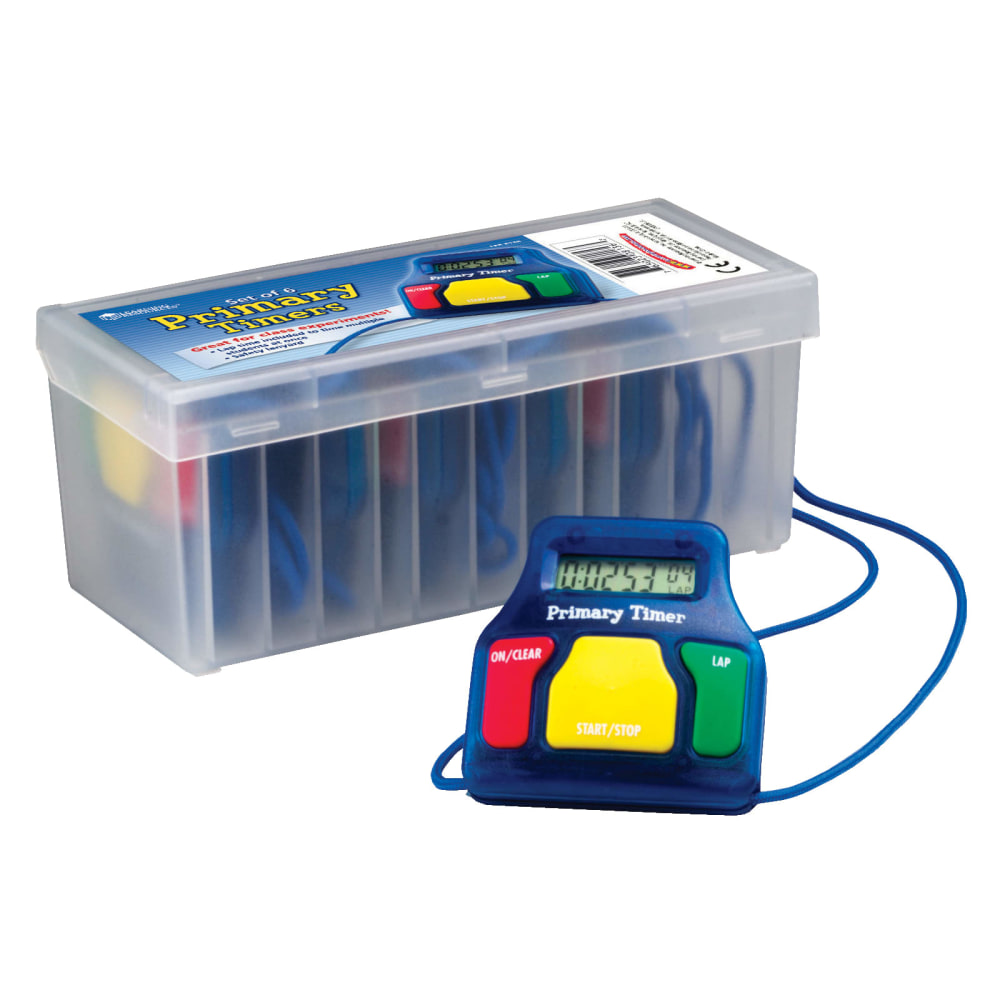 Learning Resources Primary Timer, Assorted Colors, Set Of