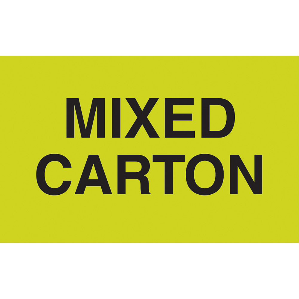 Preprinted Special Handling Labels, DL2501, "Mixed