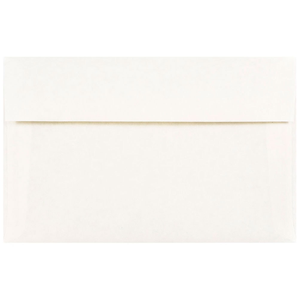 JAM Paper® Parchment Booklet Invitation Envelopes, A10, Gummed