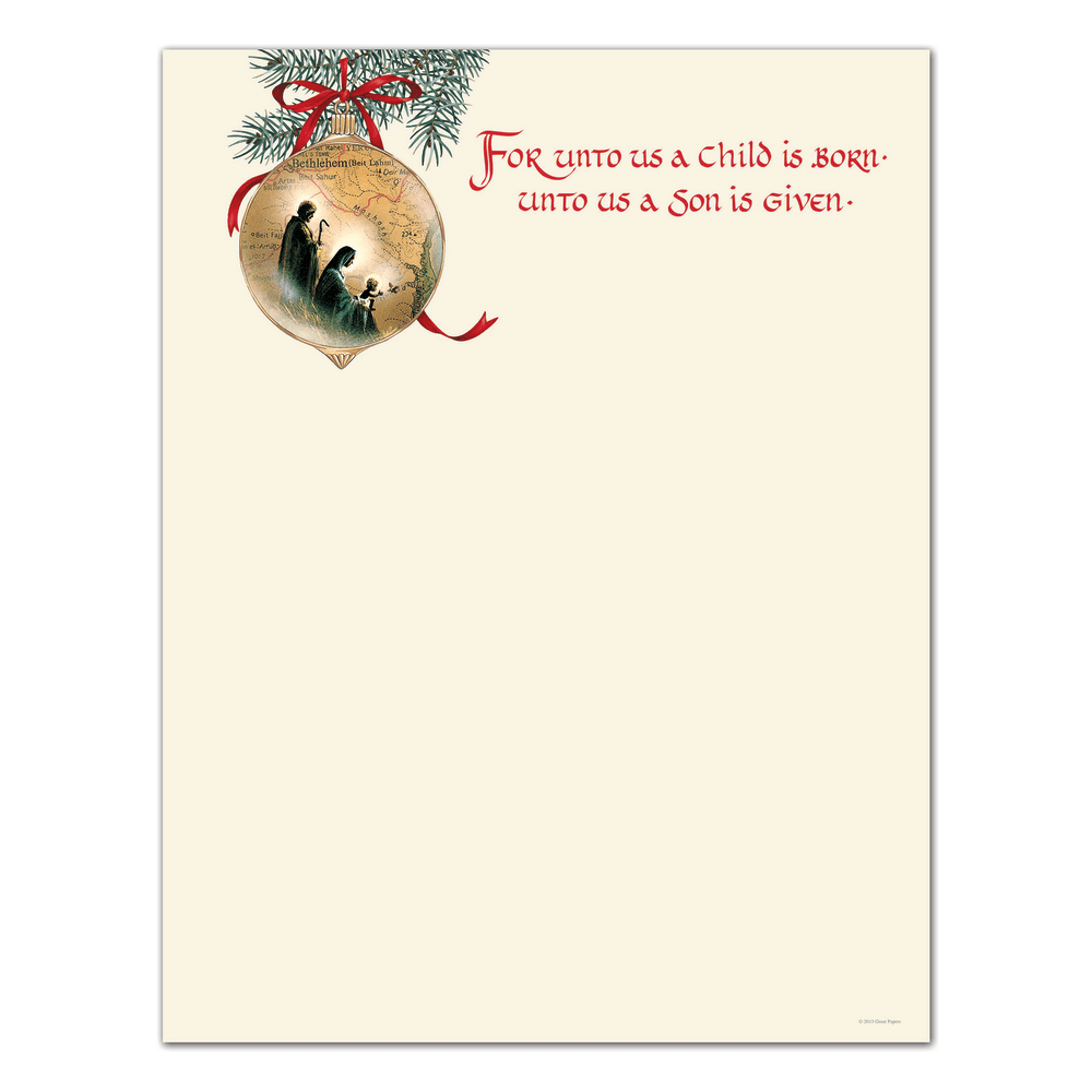Great Papers!® Holiday-Themed Letterhead Paper, 8 1/2" x