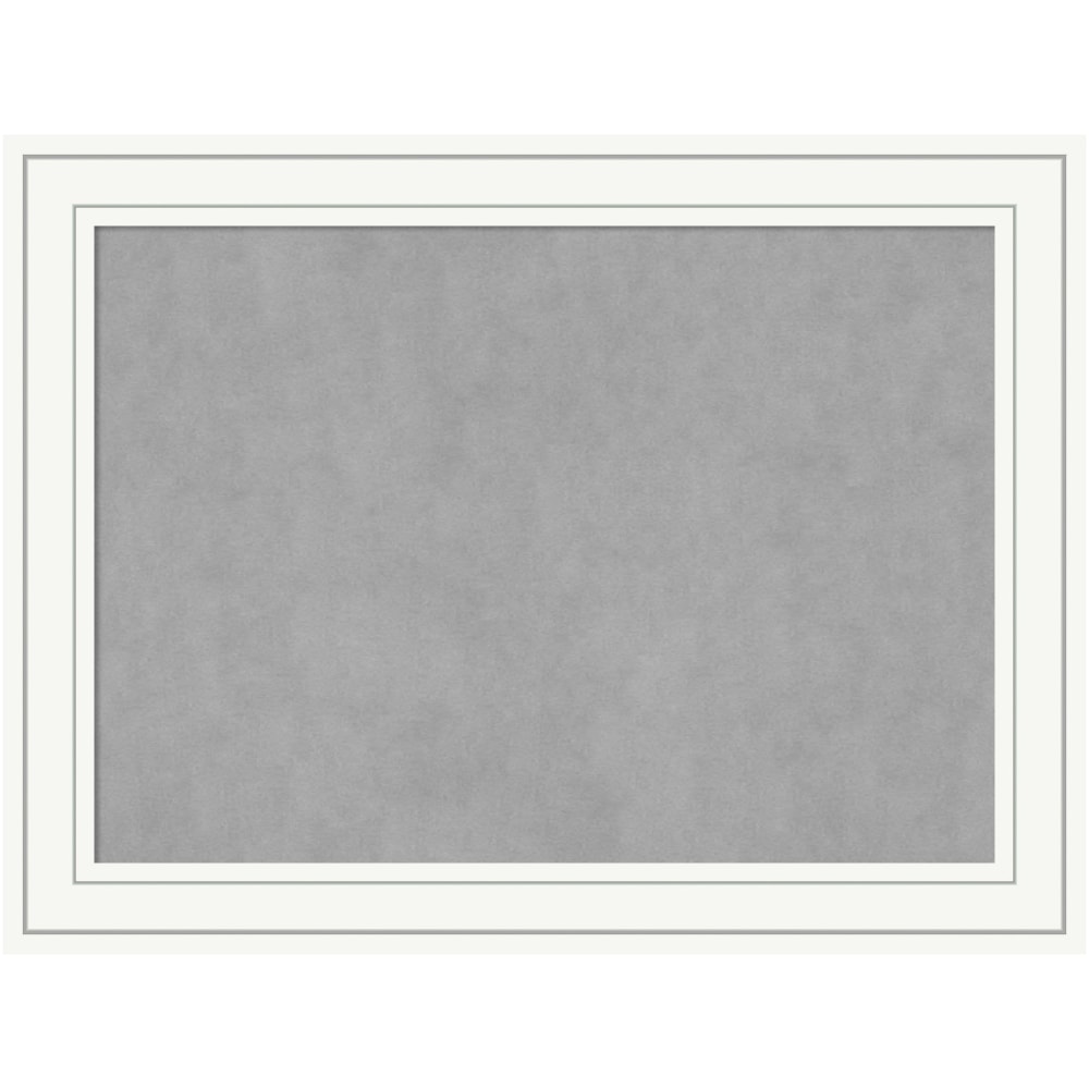 Amanti Art Magnetic Bulletin Board, Steel/Aluminum, 33" x