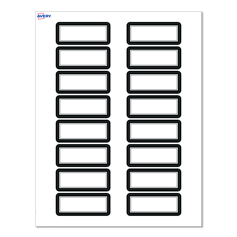 Avery® Print-To-The-Edge Labels With Sure Feed® Technology,