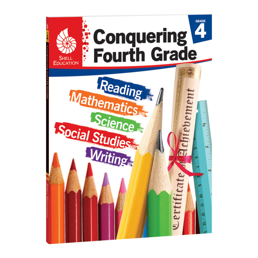 Shell Education Conquering The Grades, Grade 4, Red