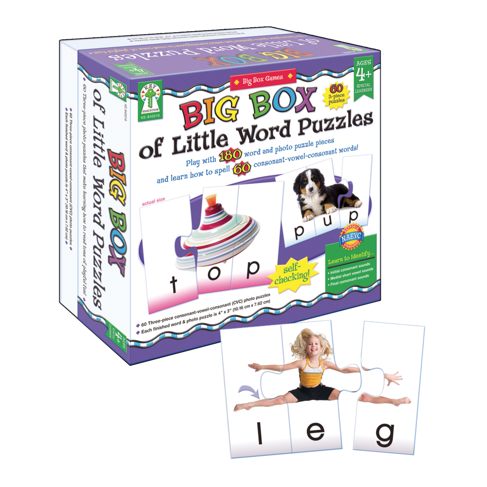 Key Education Big Box Of Little Word Puzzles,