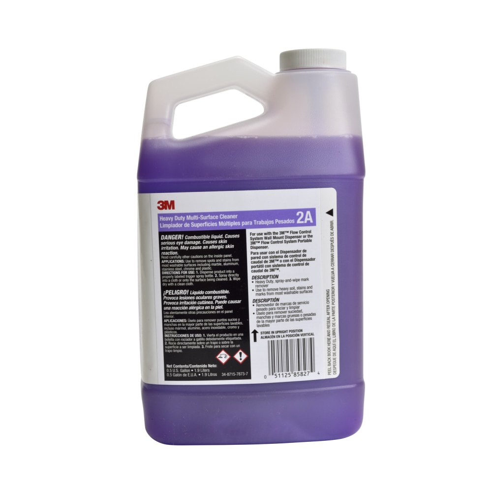 3M™ Flow Control 2A Heavy-Duty Multi-Surface Cleaner Concentrate,