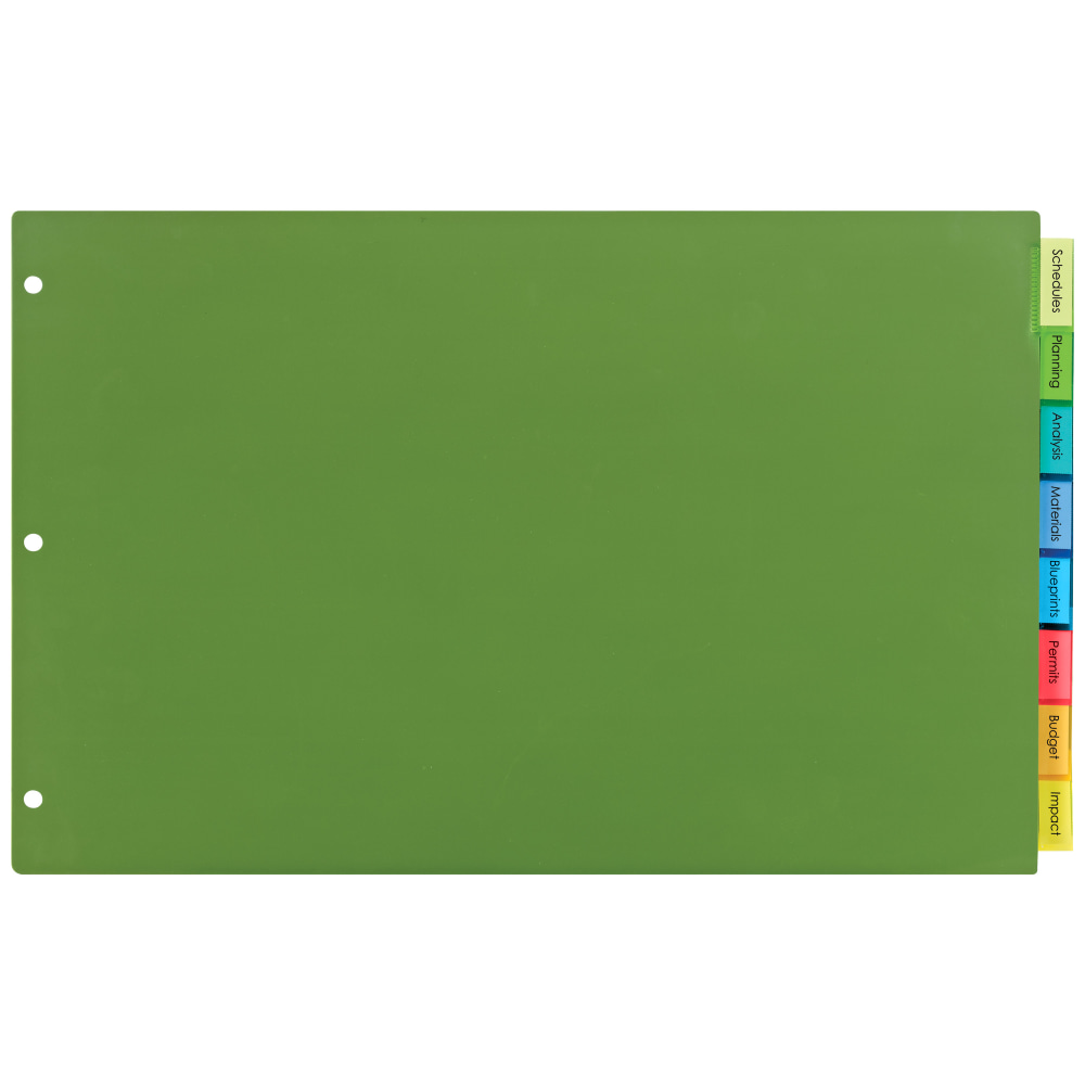 Avery® Dividers For 3 Ring Binders, 8-Tab Binder