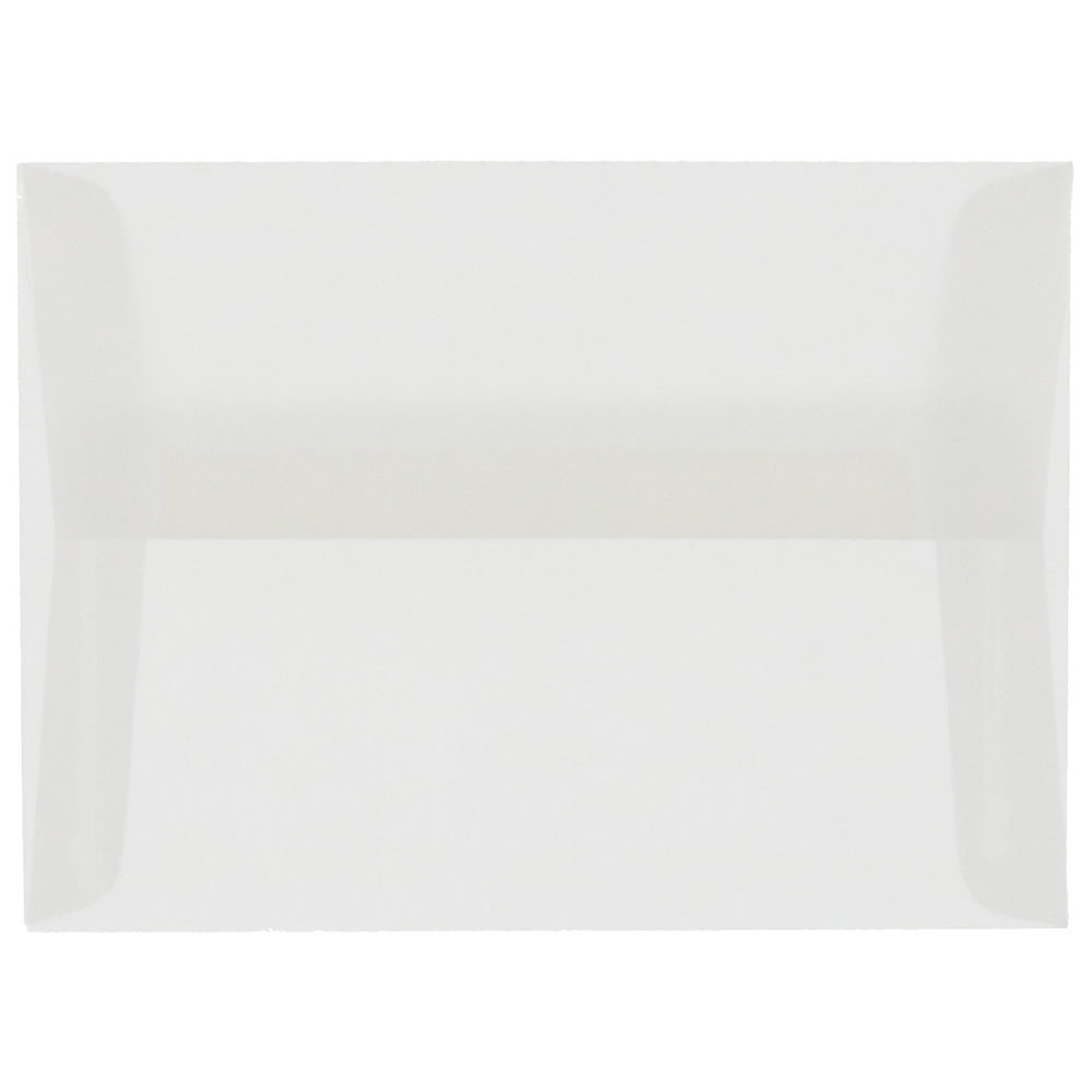 JAM Paper® Translucent Vellum Invitation Envelopes, A9, Gummed