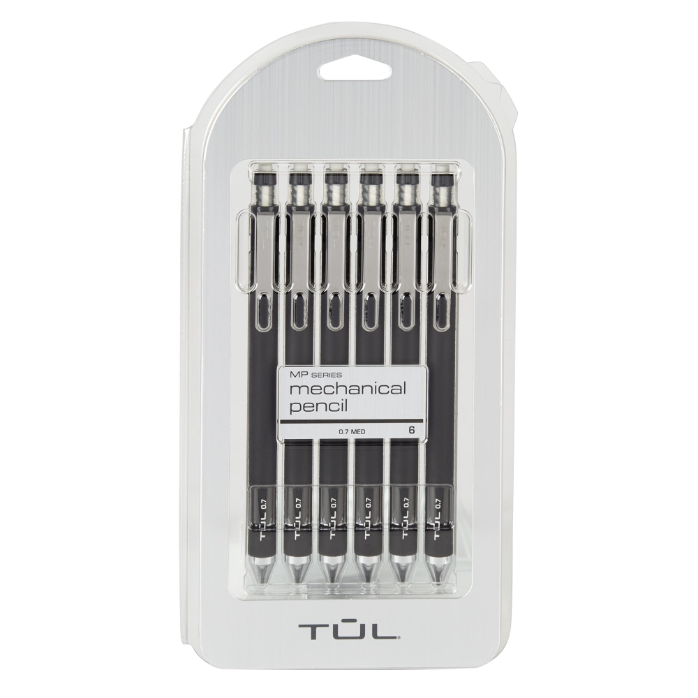 TUL® Mechanical Pencils, 0.7 mm, Black Barrels, Pack
