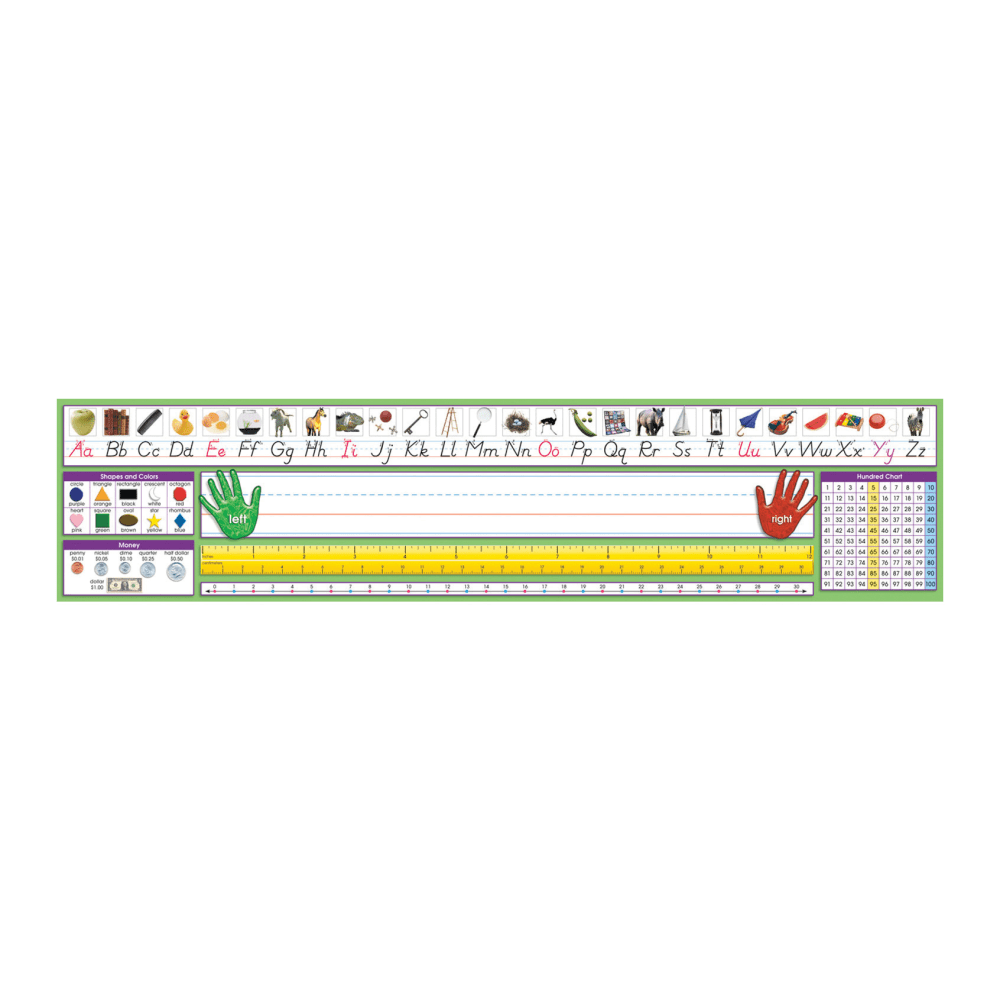 North Star Teacher Resources Adhesive Desk Plates, 4"