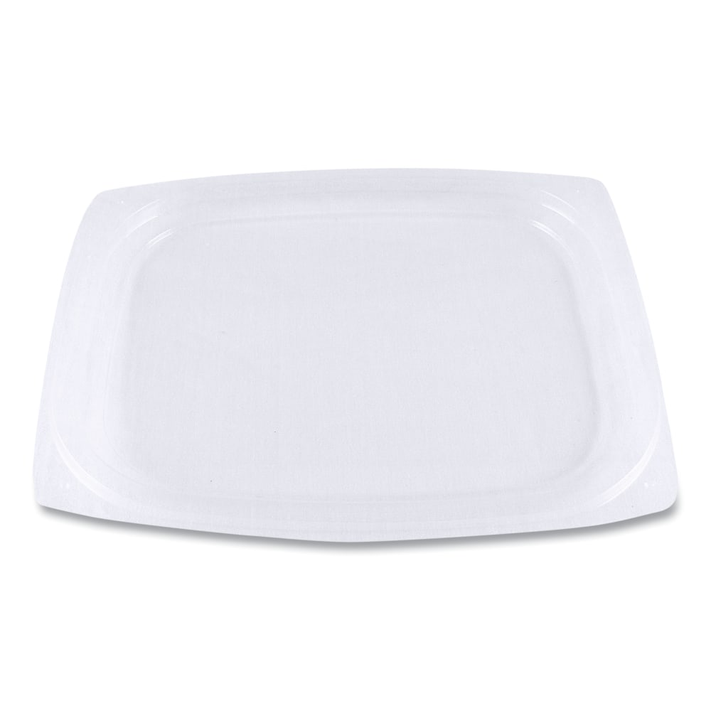 World Centric® PLA Rectangular Deli Container Lids, 5/16”H