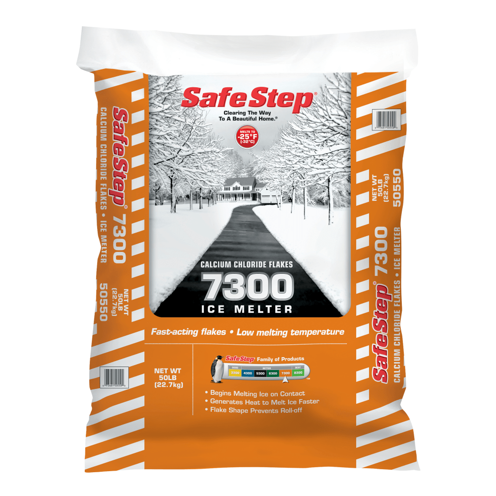 Safe Step 7300 Calcium Chloride Ice Melt, 50