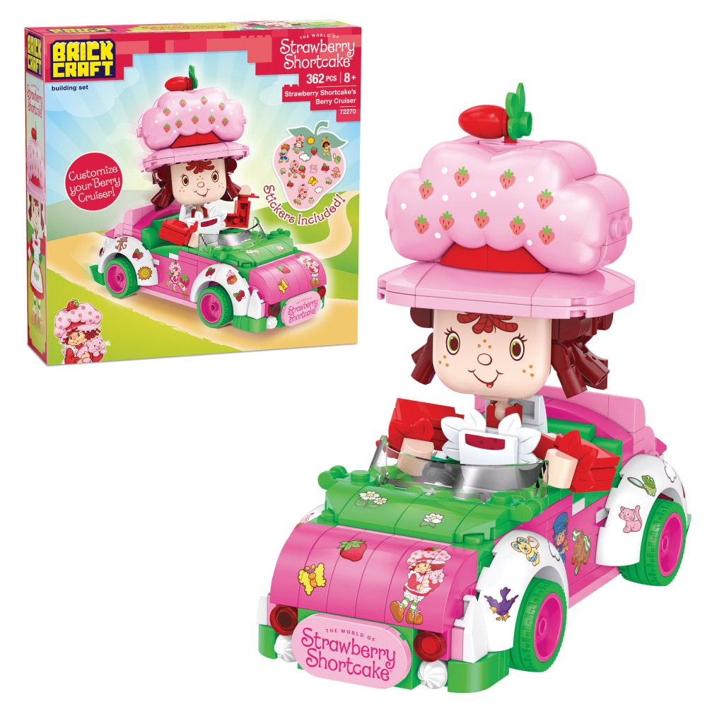 Brickcraft Strawberry Shortcake Berry Cruiser Building Kit,