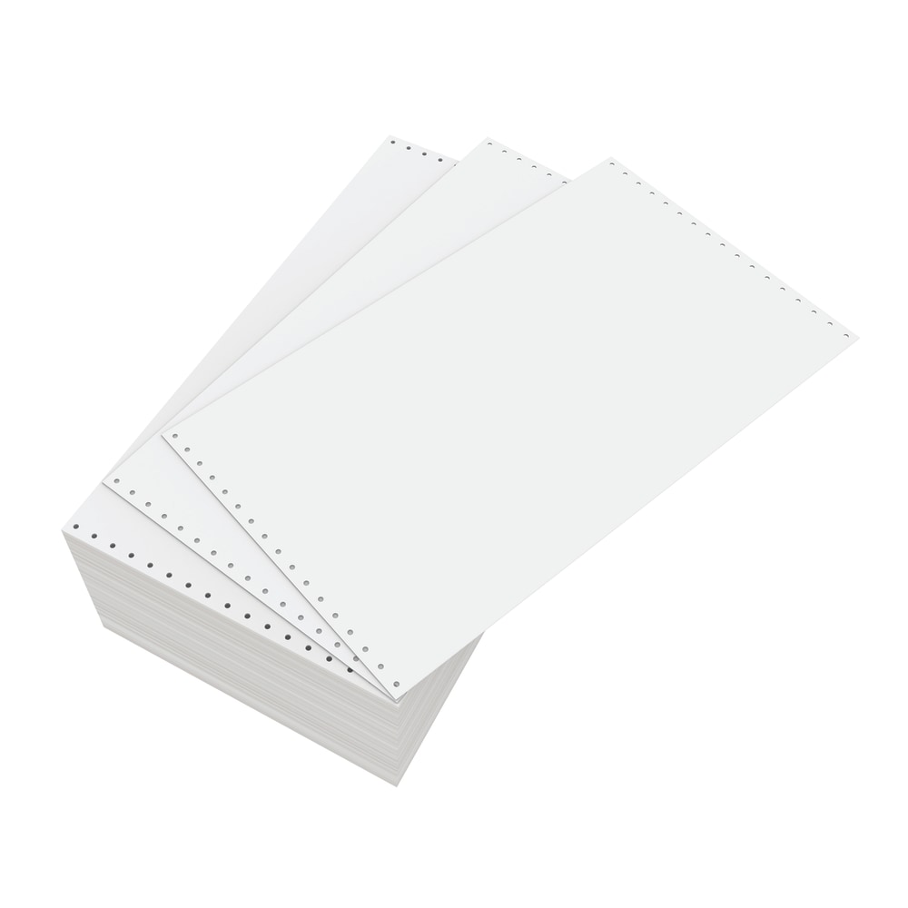 Domtar Continuous Form Paper, Unperforated, 14 7/8" x